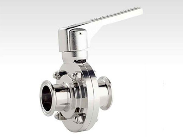 SANITARY BUTTERFLY VALVE (LEVER TYPE)